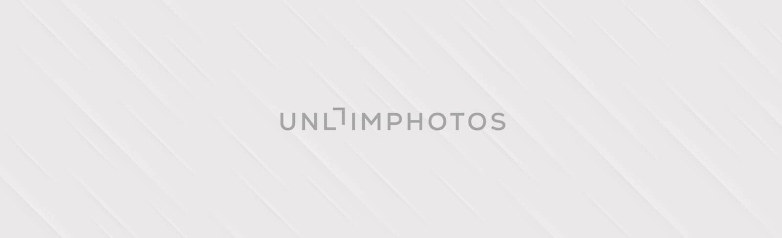 White vector panoramic background with wavy lines and shadows