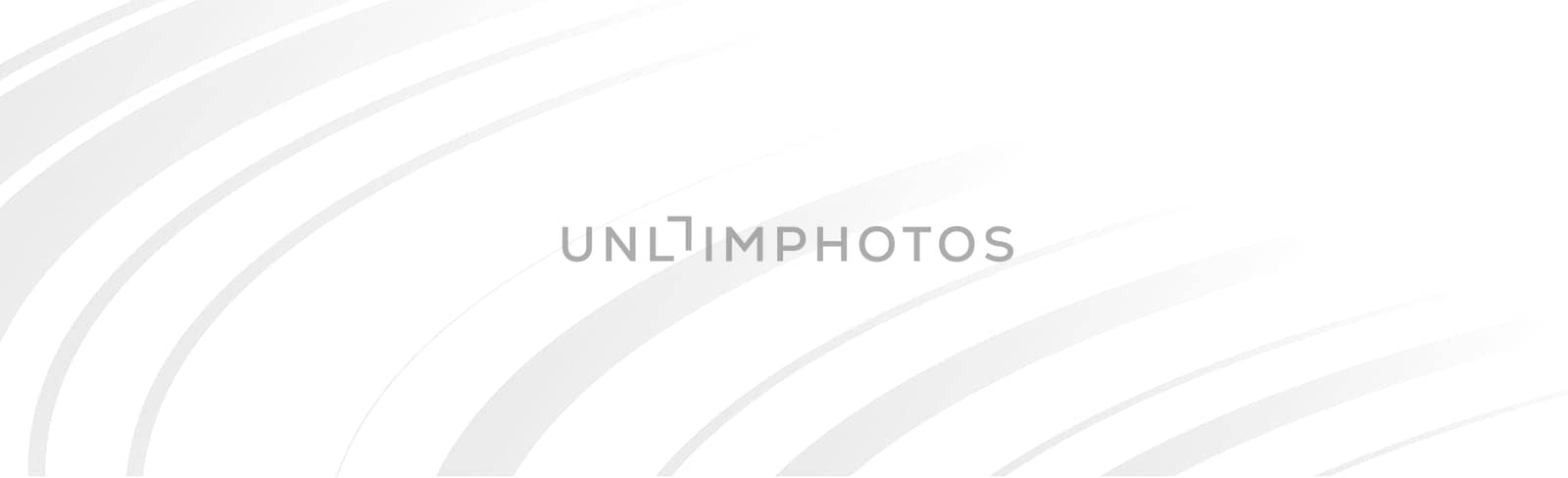 White vector panoramic background with wavy lines and shadows