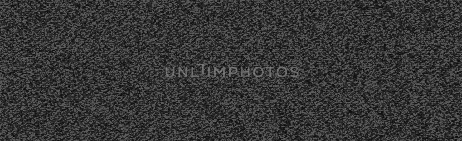 Dark Black Textured Panoramic Background - Illustration