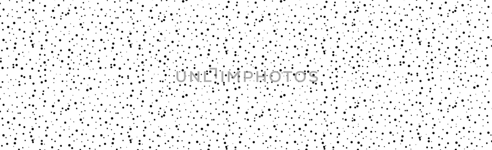 Many dots on a white background panorama