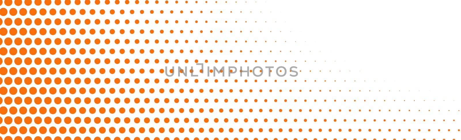 Many dots on a panoramic background - Vector illustration