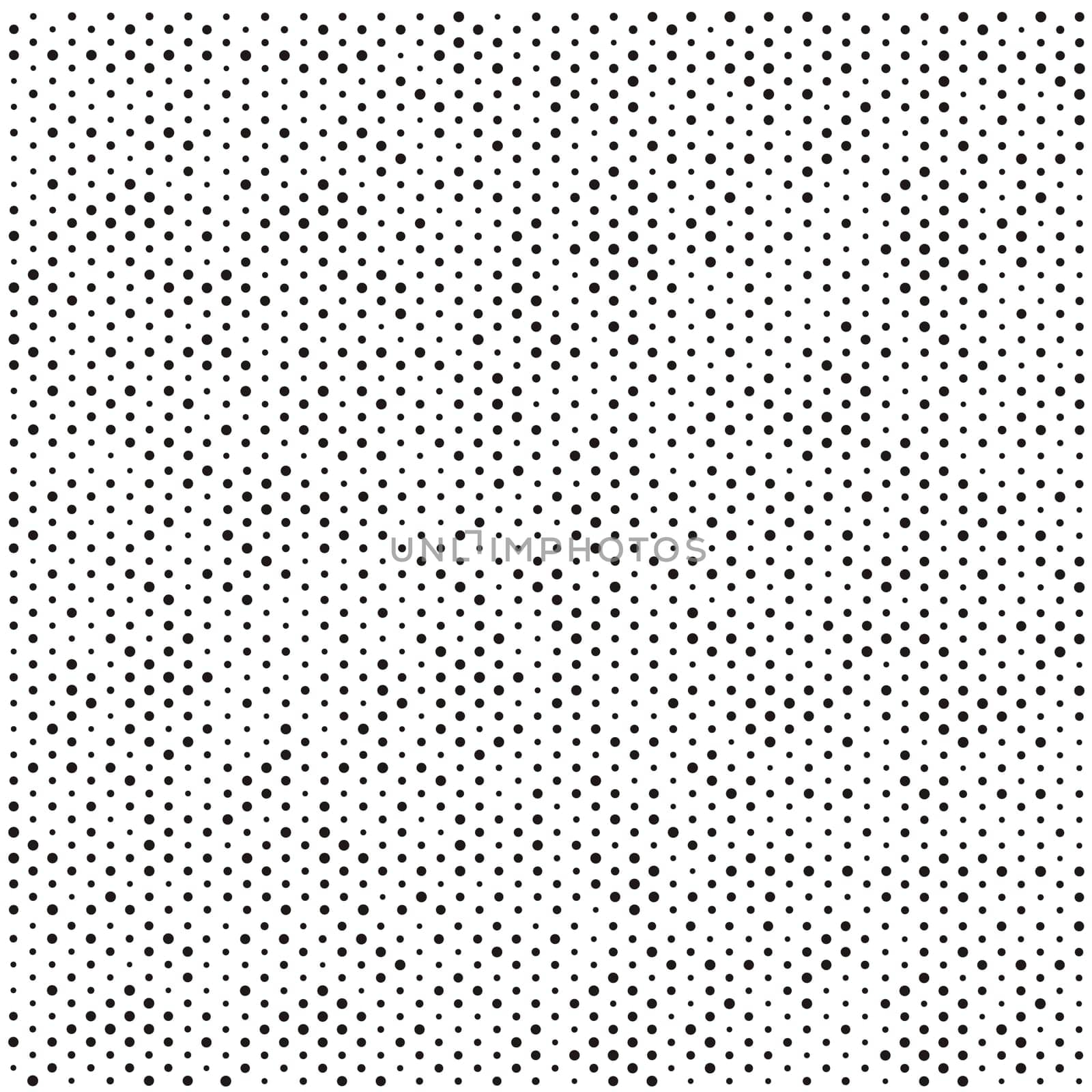 Many dots on a white background panorama