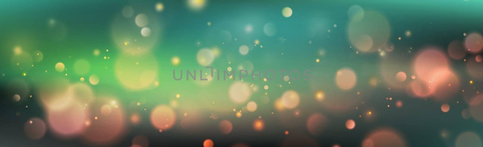Blurred large panoramic summer background multicolored gradient - illustration