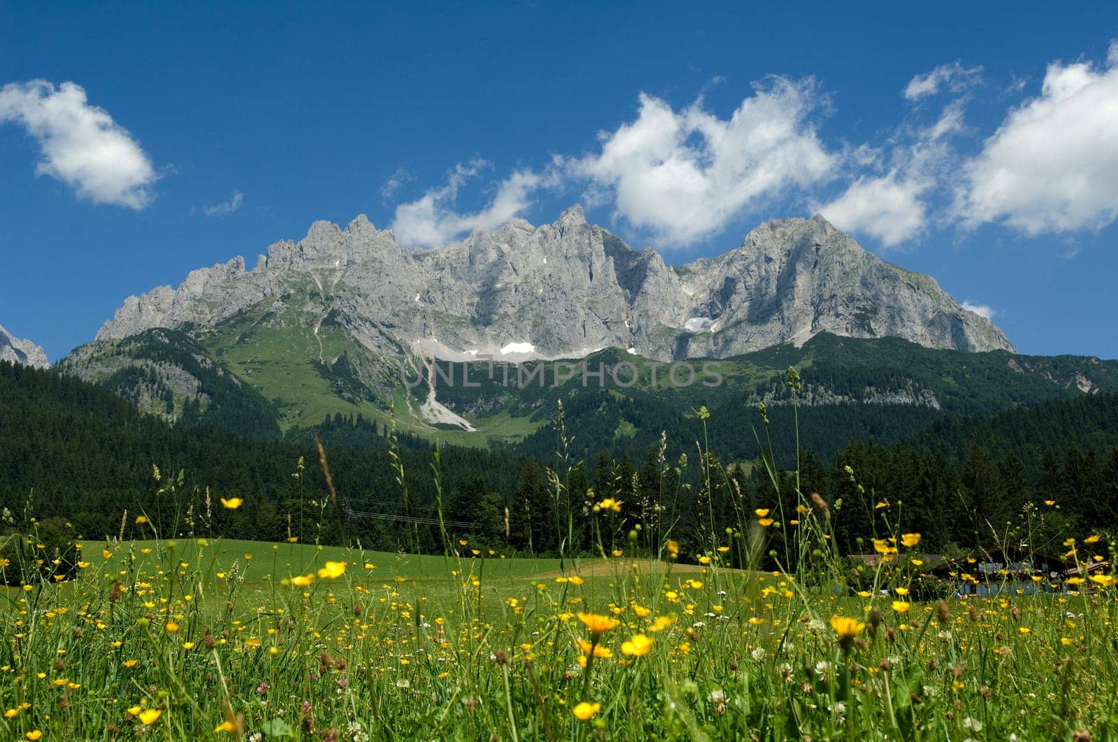 Wilder Kaiser, Tirol, Osterreich, Gebirge, Gebirgsstock