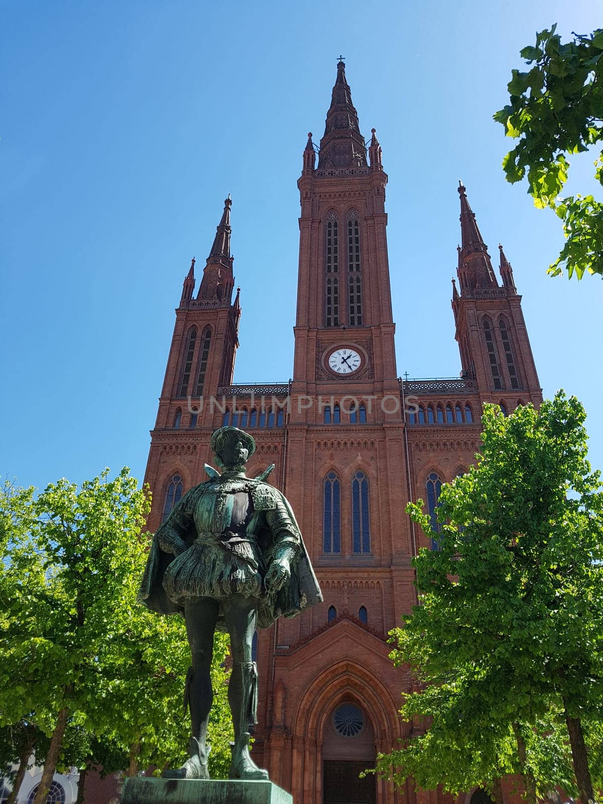 Wilhelm 1. Prinz von Oranien graf von Nassau, Denkmal, Wiesbaden, Marktkirche