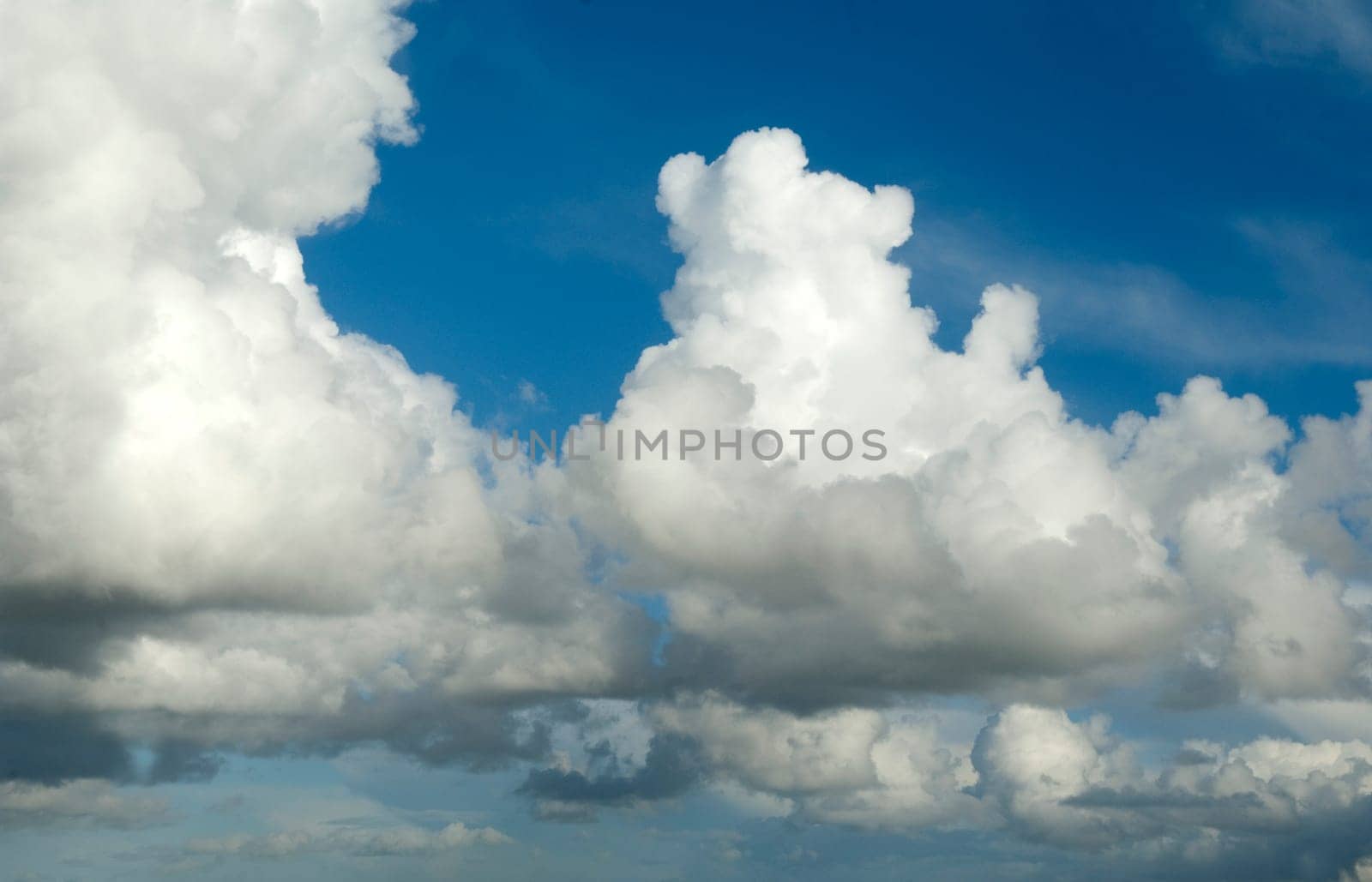 wolken, Blau Konvektionswolken  Blauer Himmel