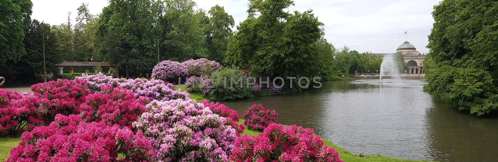 Kurpark, Wiesbaden, Englische, Parkanlage