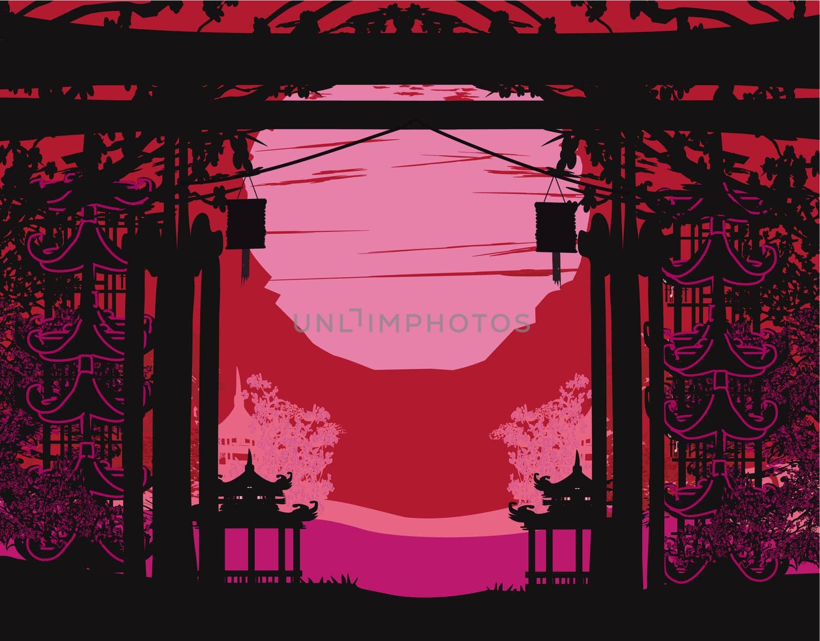 Mid-Autumn Festival for Chinese New Year - card