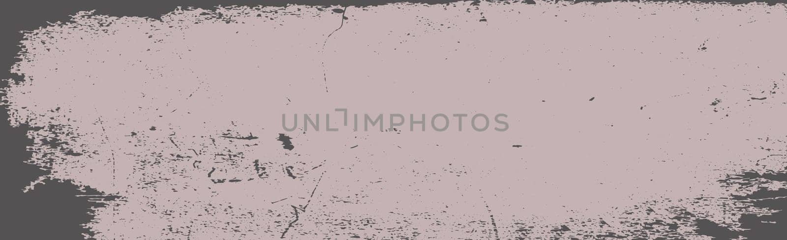 Panoramic texture of realistic gray concrete - Vector illustration