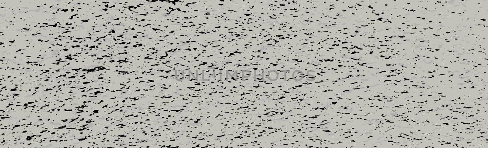 Panoramic texture of realistic gray concrete - Vector illustration