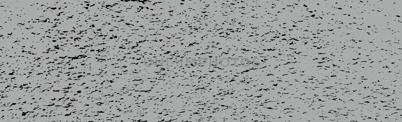 Panoramic texture of realistic gray concrete - Vector illustration