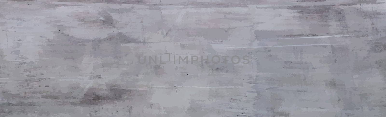 Panoramic texture of realistic gray concrete - Vector illustration