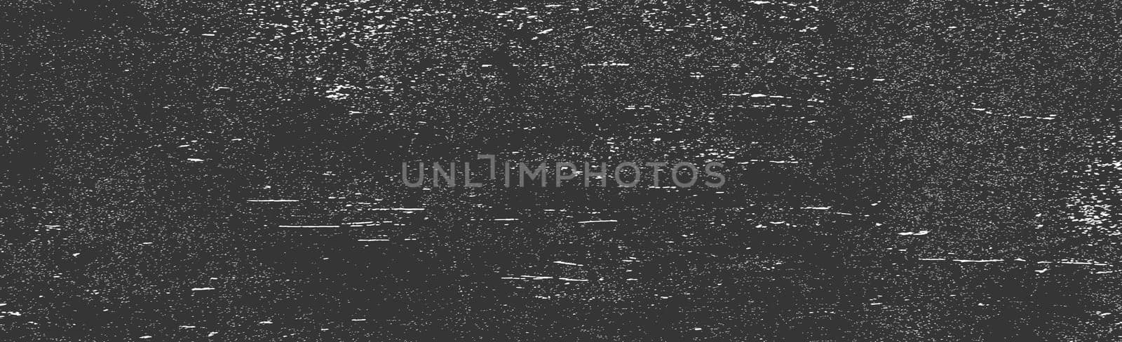 A lot of white splashes on a black panoramic background - Vector illustration
