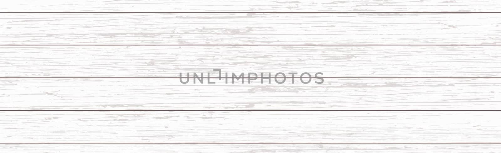 Panoramic texture of light wood with knots - Vector illustration