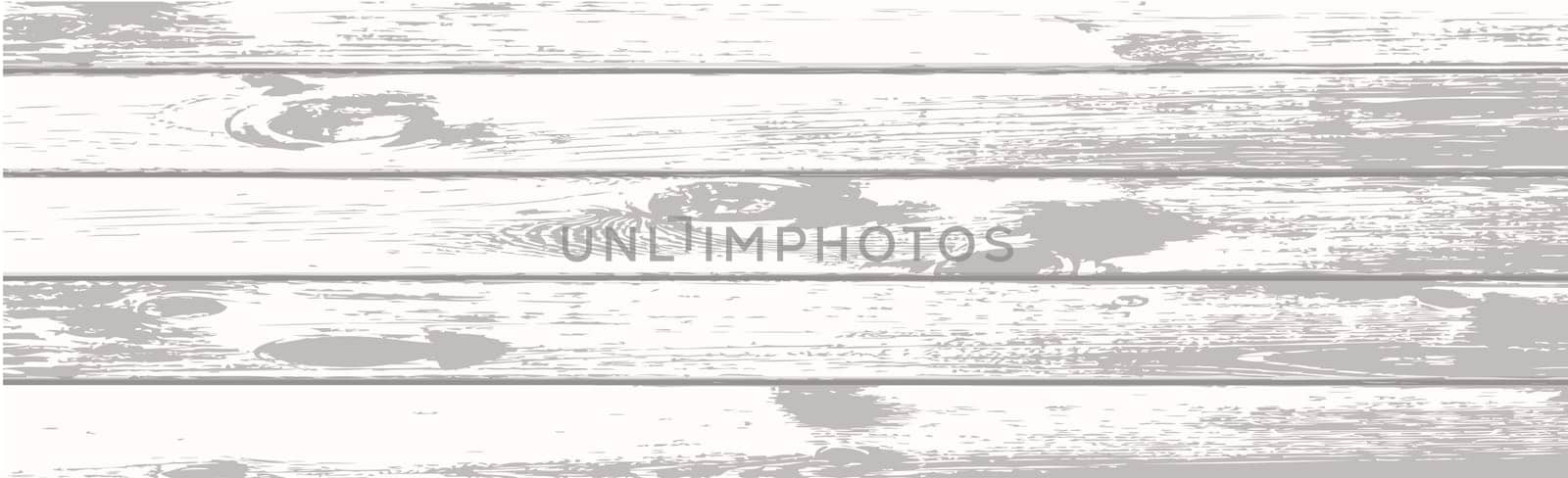 Panoramic texture of light wood with knots - Vector illustration