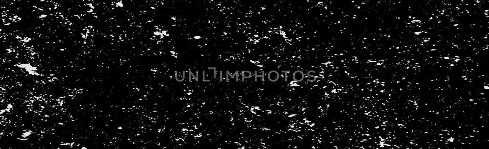 Grunge white lines and dots on a black background - Vector illustration