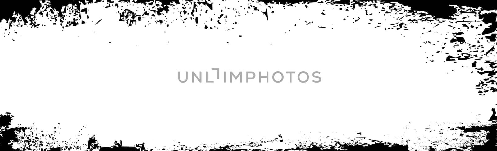 Grunge black lines and dots on a white background - Vector illustration