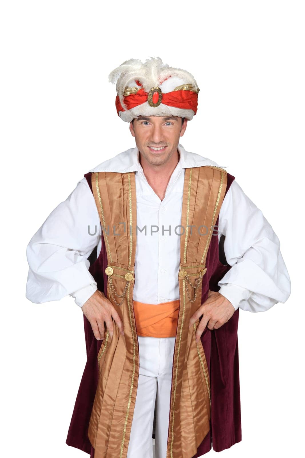 Man dressed as a genie