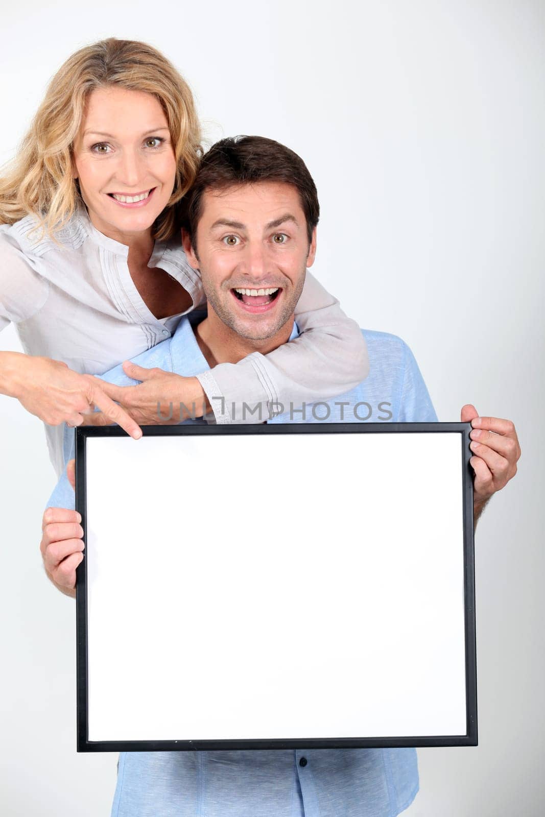 Enthusiastic couple
