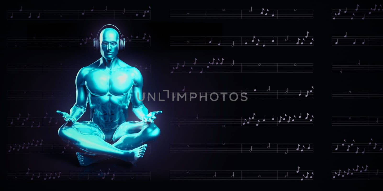 Abstract Music Dance Background for a Music Event