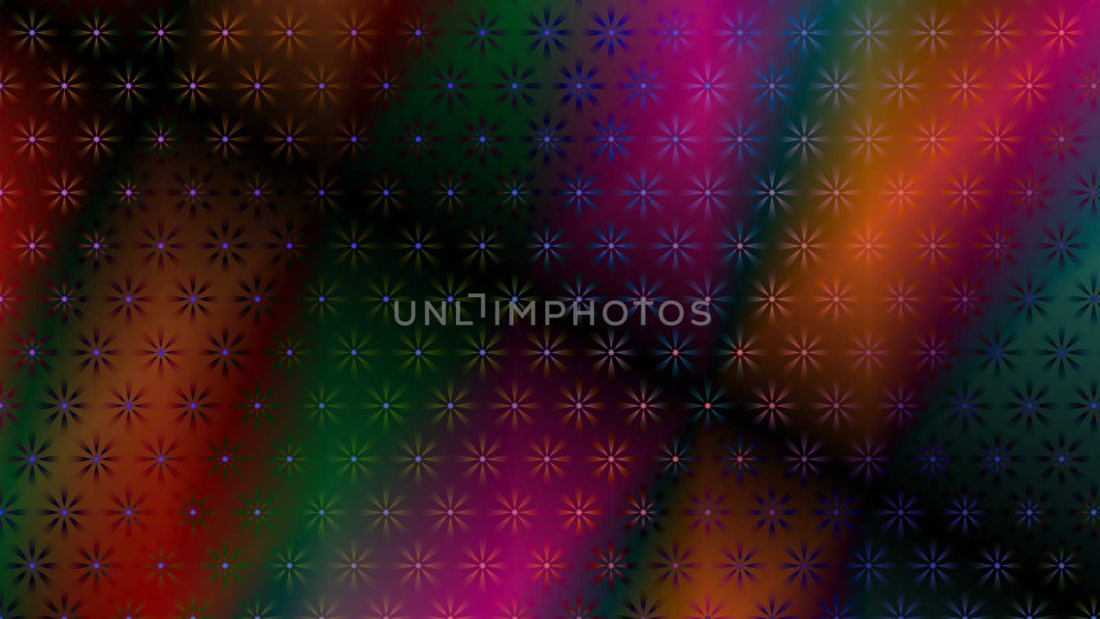 Gradient color abstract light background with glittery colored shiny bokeh stars. Sparkling glittered particles on colored background for placard, banner and greeting cards.