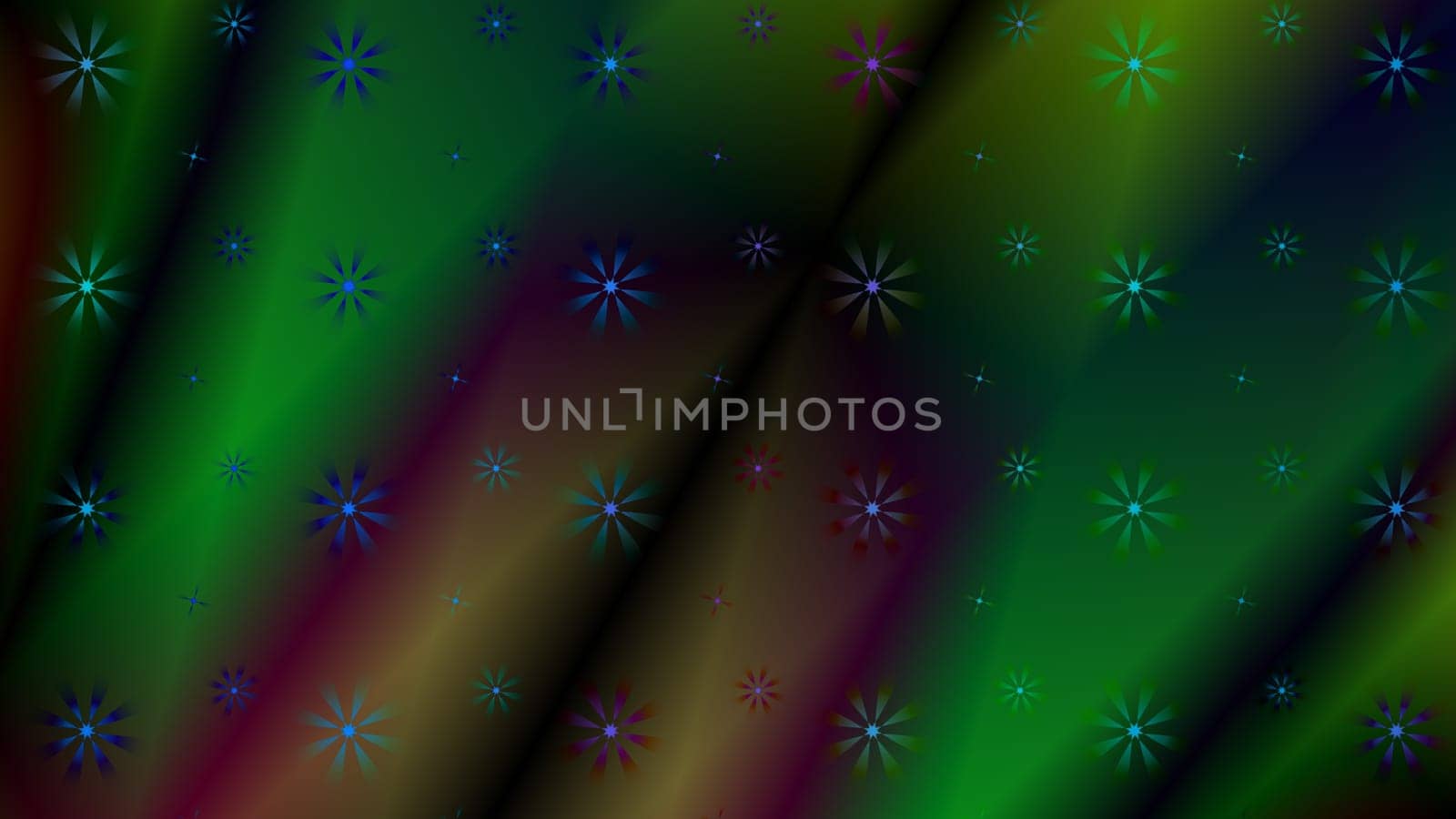 Gradient color abstract light background with glittery colored shiny bokeh stars. Sparkling glittered particles on colored background for placard, banner and greeting cards.