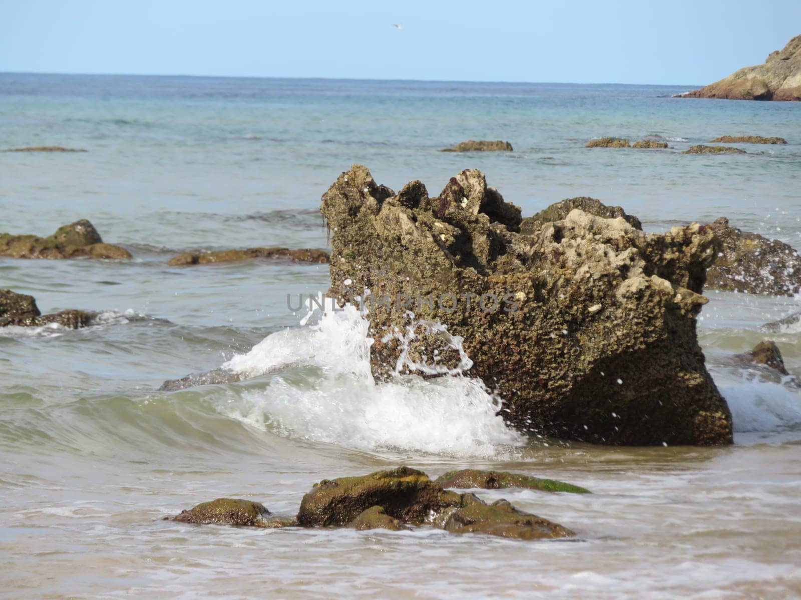 Beautiful beach with clean waters and sparkling sand