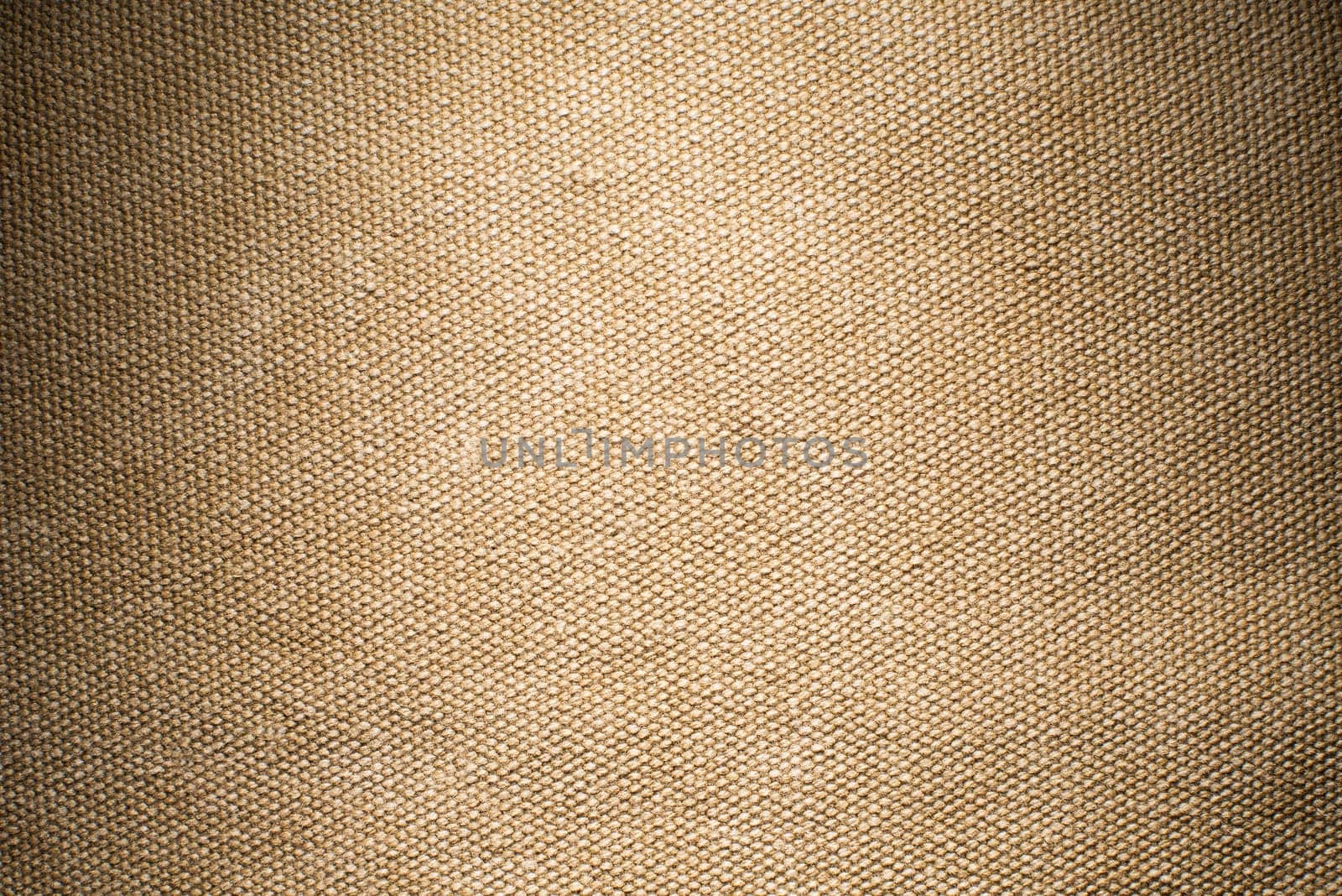 Background texture of natural brown canvas and linen material