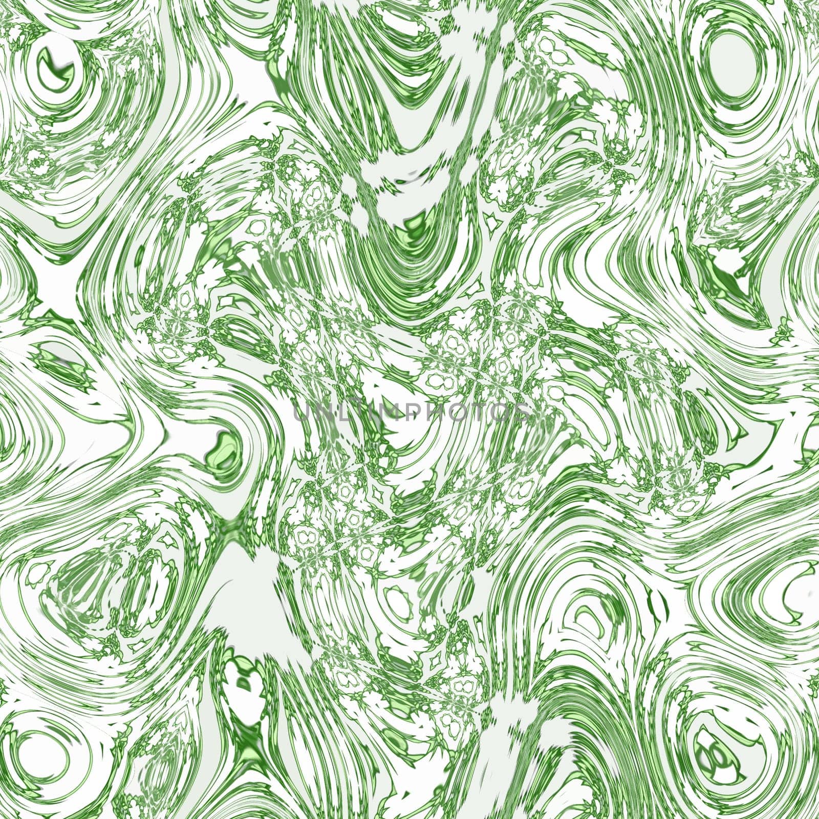 Abstract twist green waves background. Template brochure design pattern