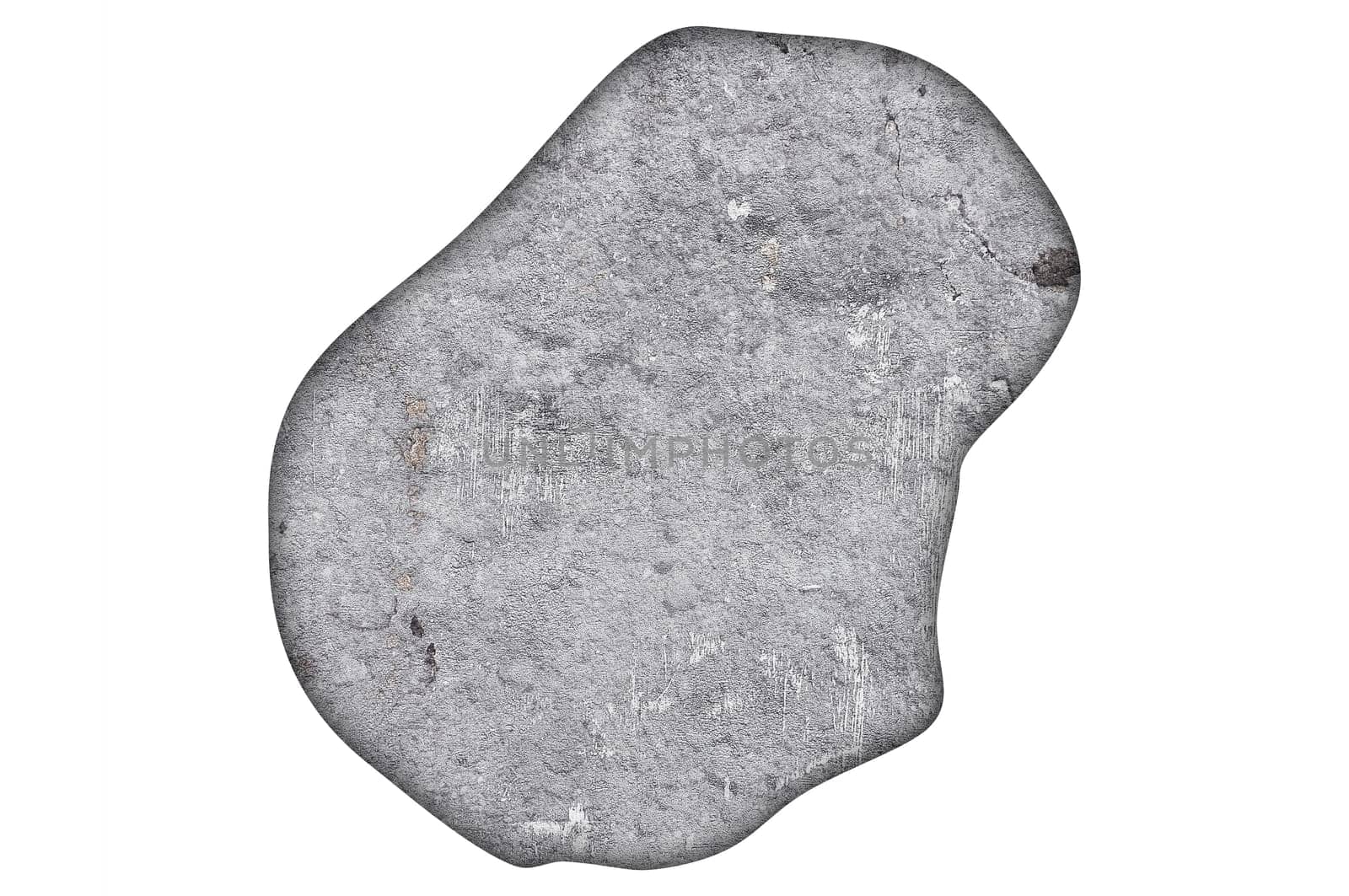 Map of Nauru on weathered concrete