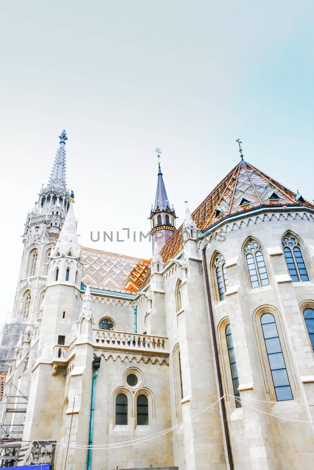 Behind the Church of St. Matthias in Budapest.