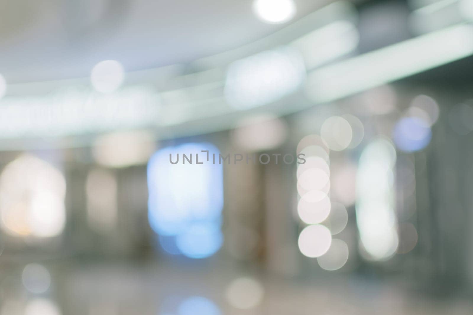 Abstract background of shopping mall, shallow depth of focus.