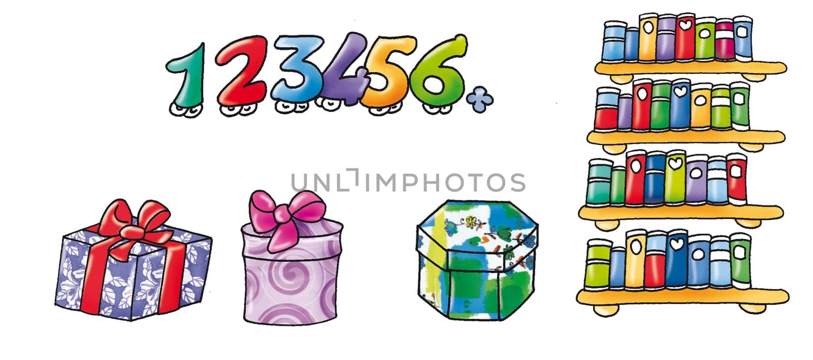 objects things with toys,fruit,animated,numbers and letters,sweets with sweets,children,landscapes,animals,illustrations,kids