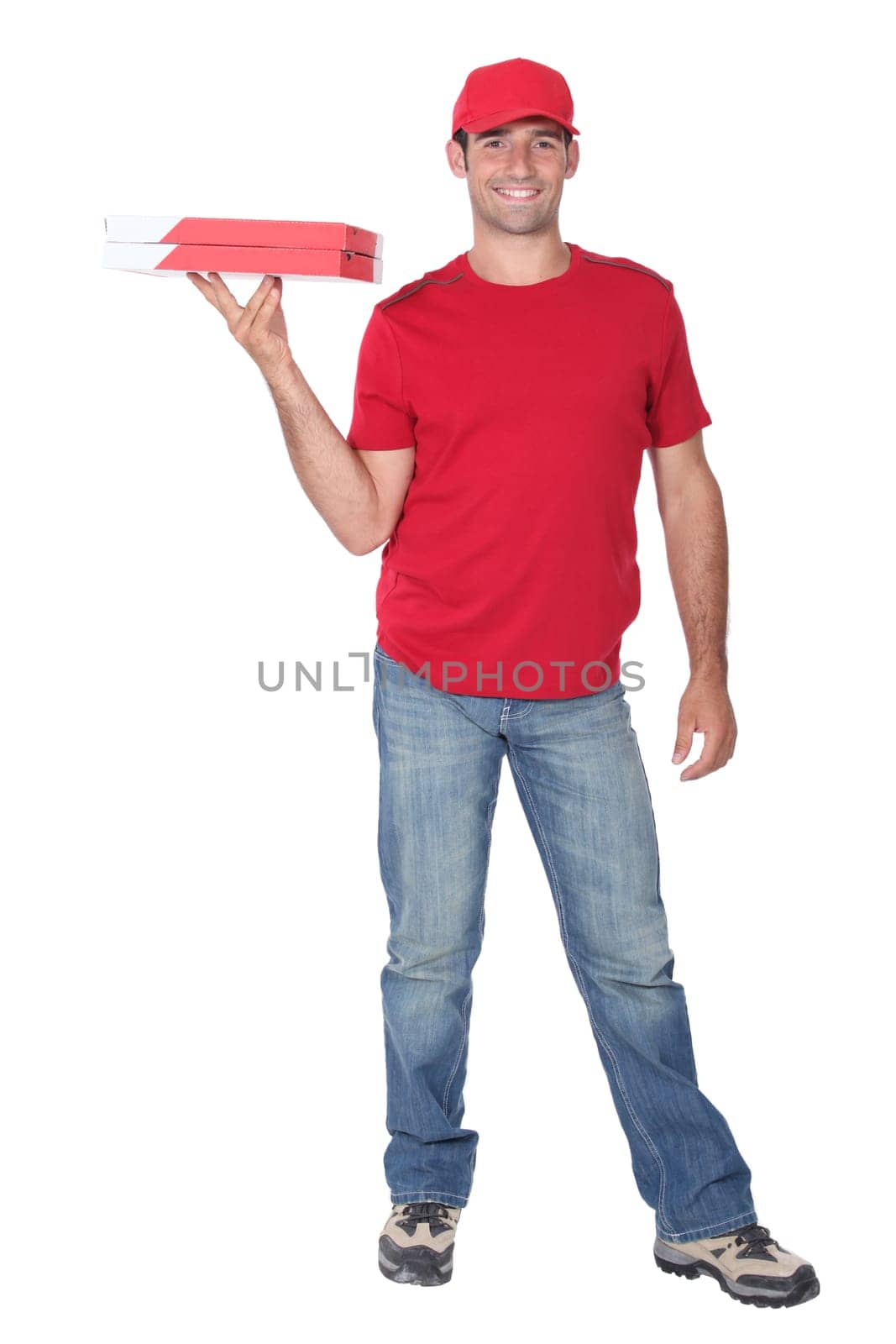 Pizza delivery man