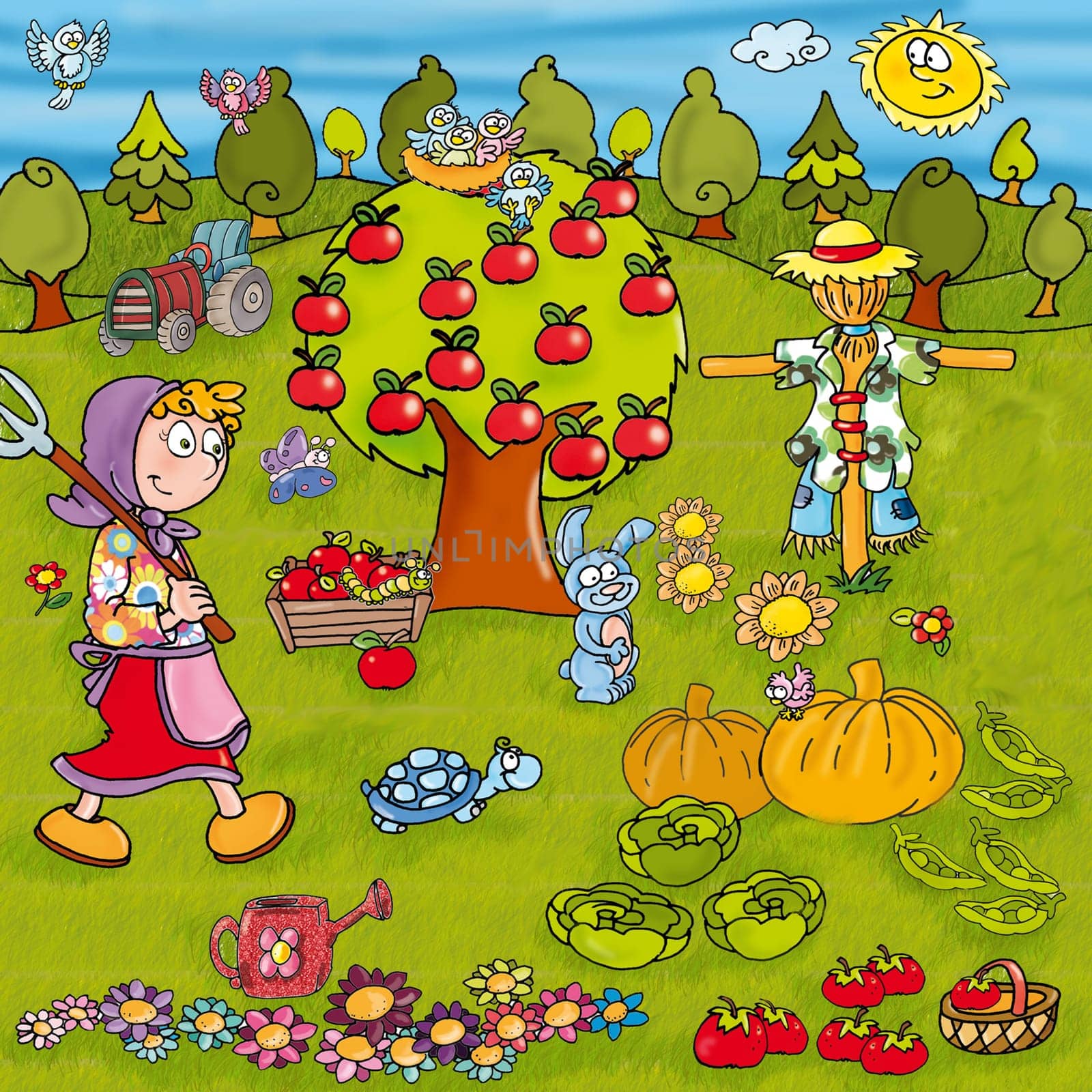 children,landscapes,animals,illustrations,children