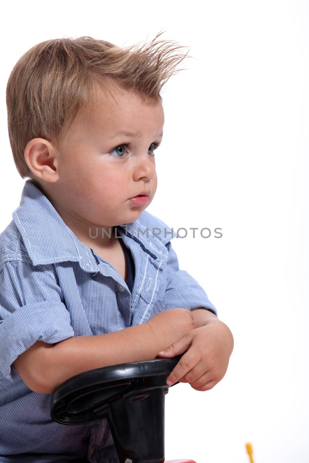 Little boy playing