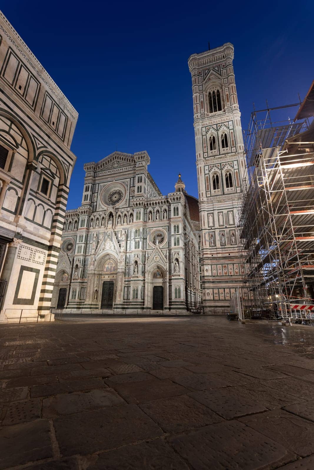 Florence Cathedral Santa Maria del Fiore sunrise view, Tuscany - Italy