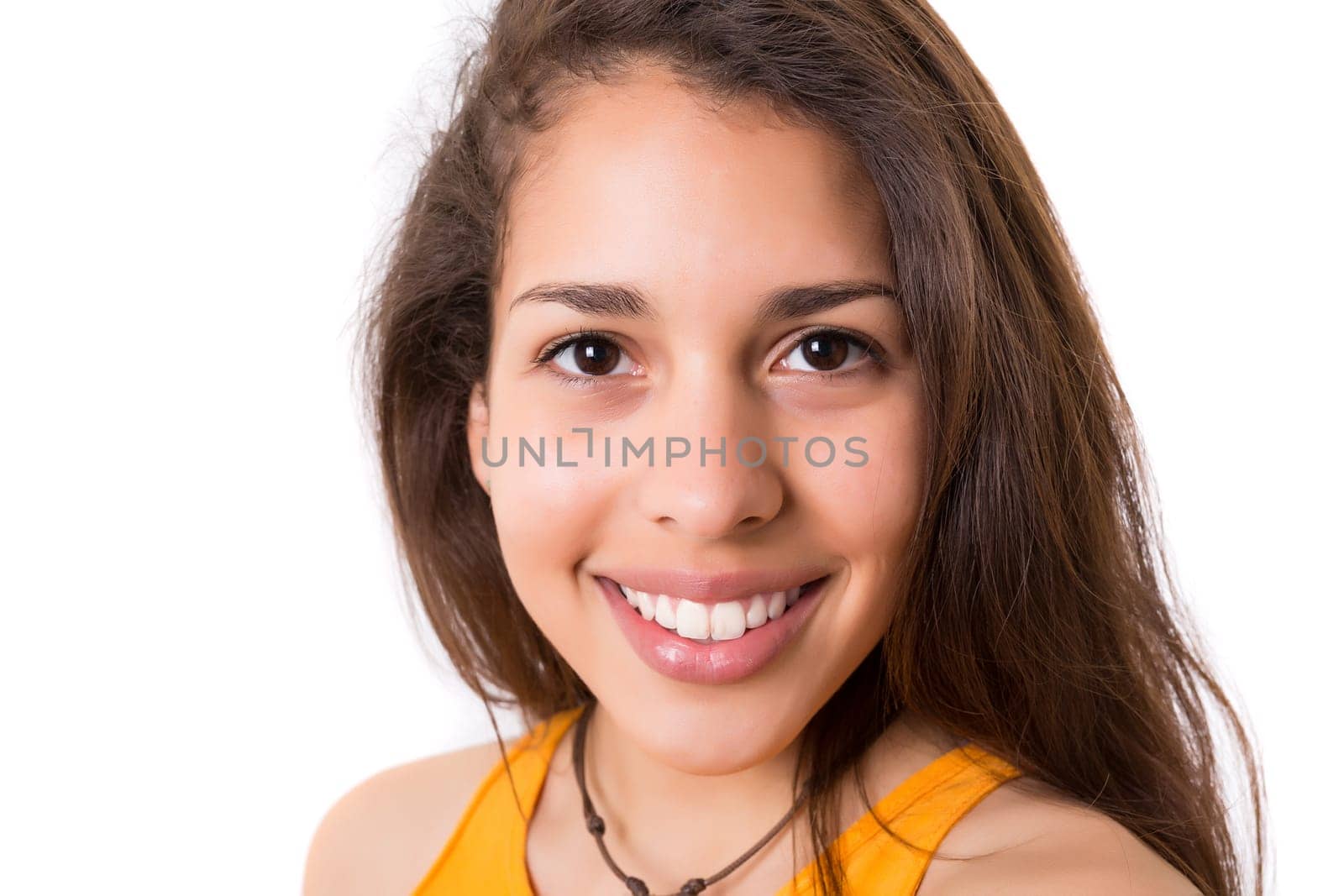 Studio shot of a beautiful young casual woman