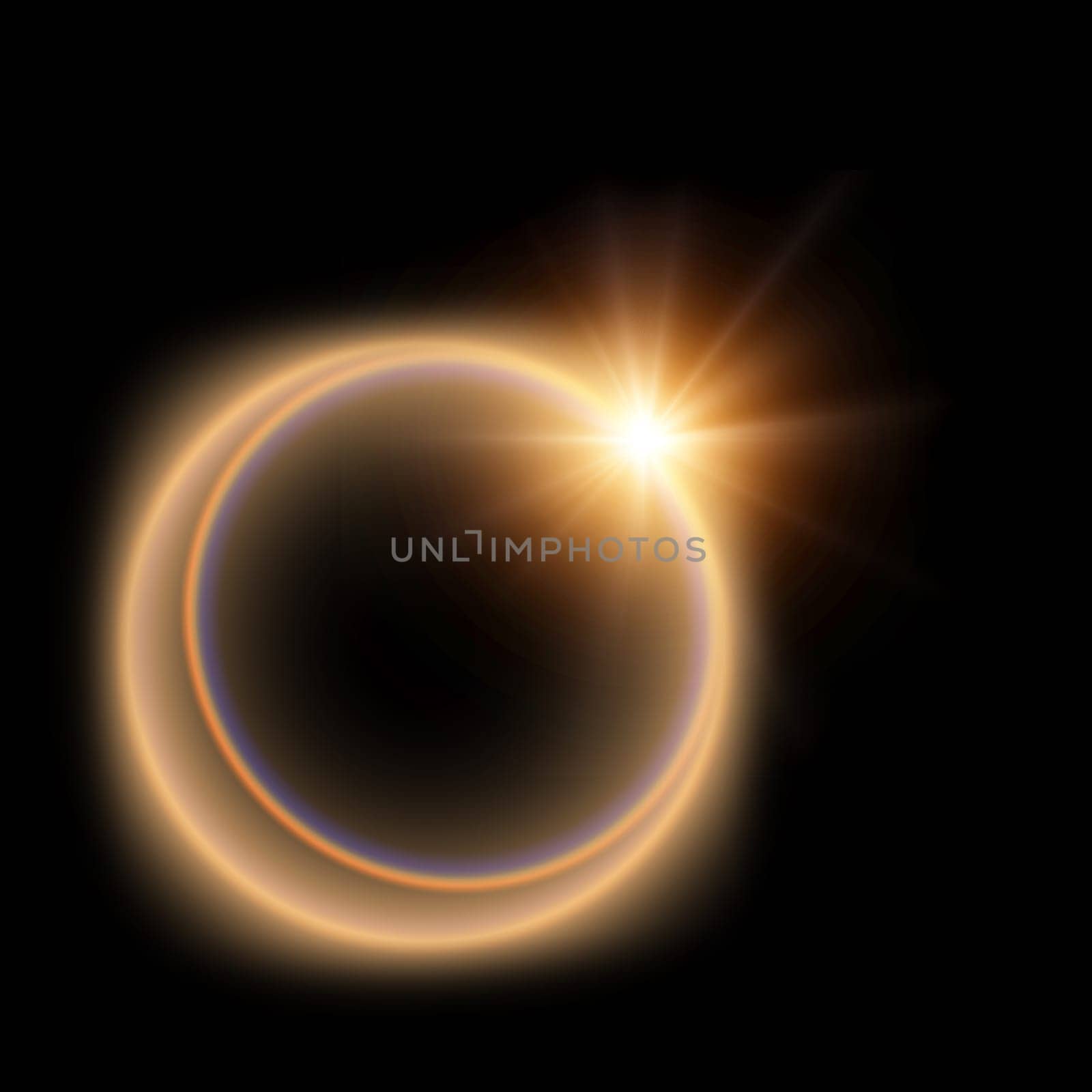 a overlay Lens flares with flash lights