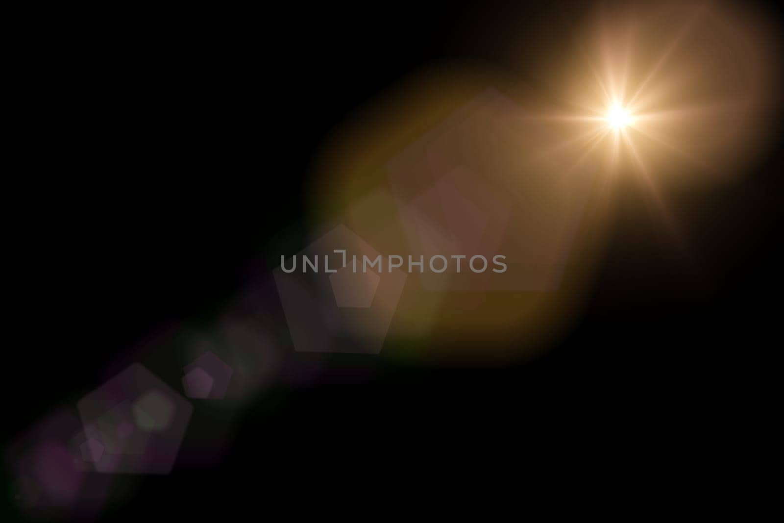 a overlay Lens flares with flash lights
