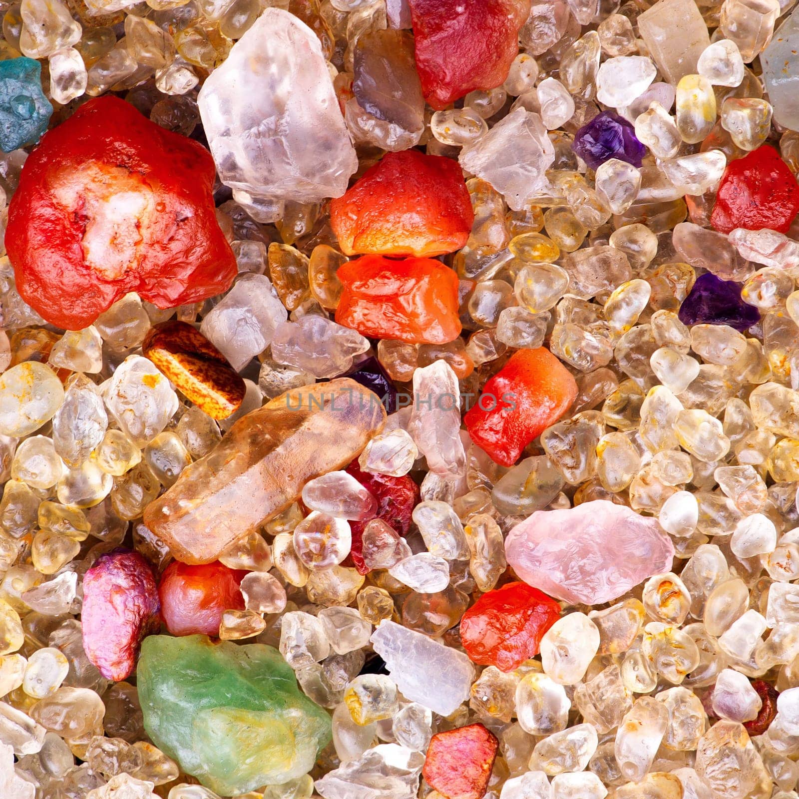 a lot of set of colored gems and stones