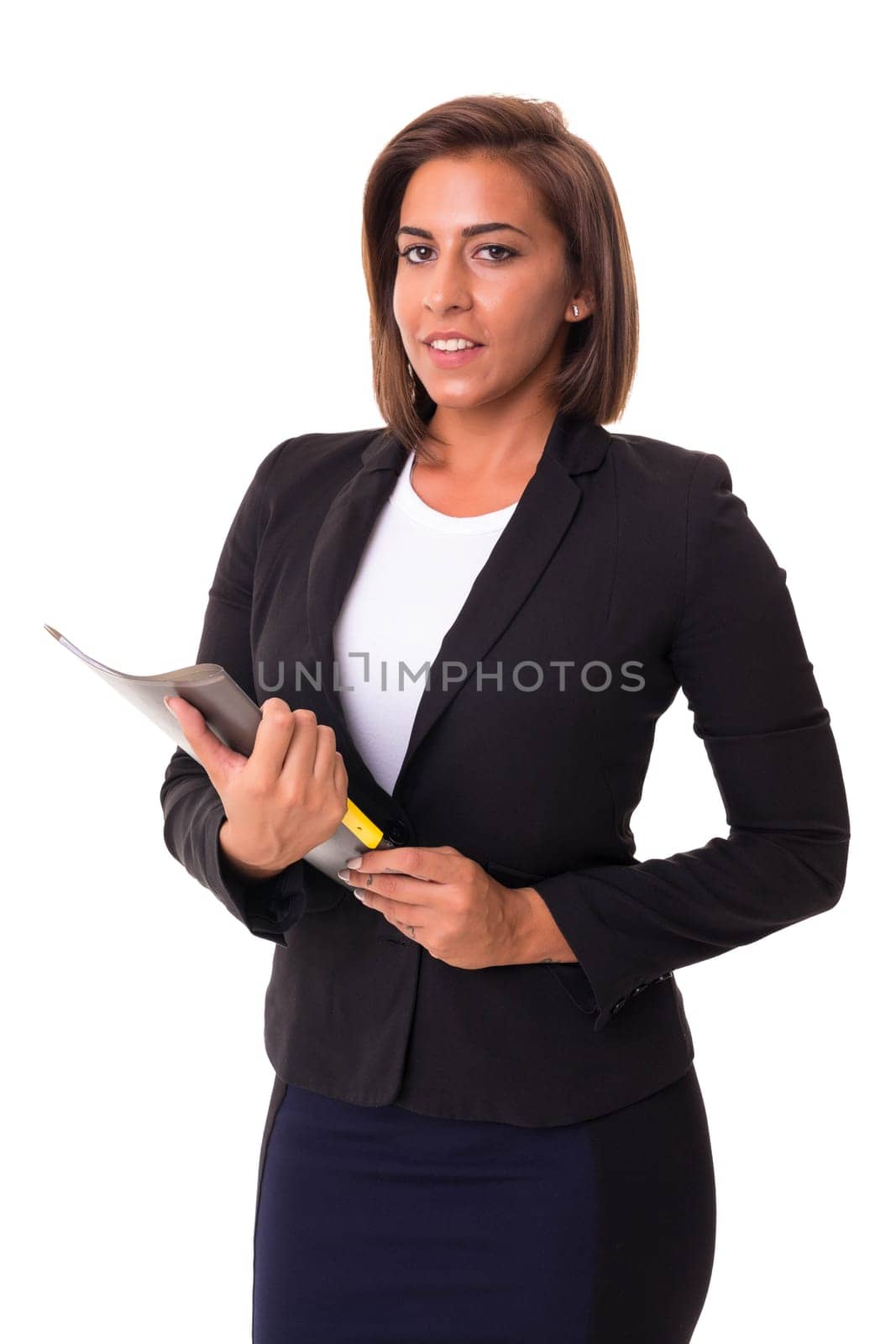 Beautiful young african woman posing isolated over white