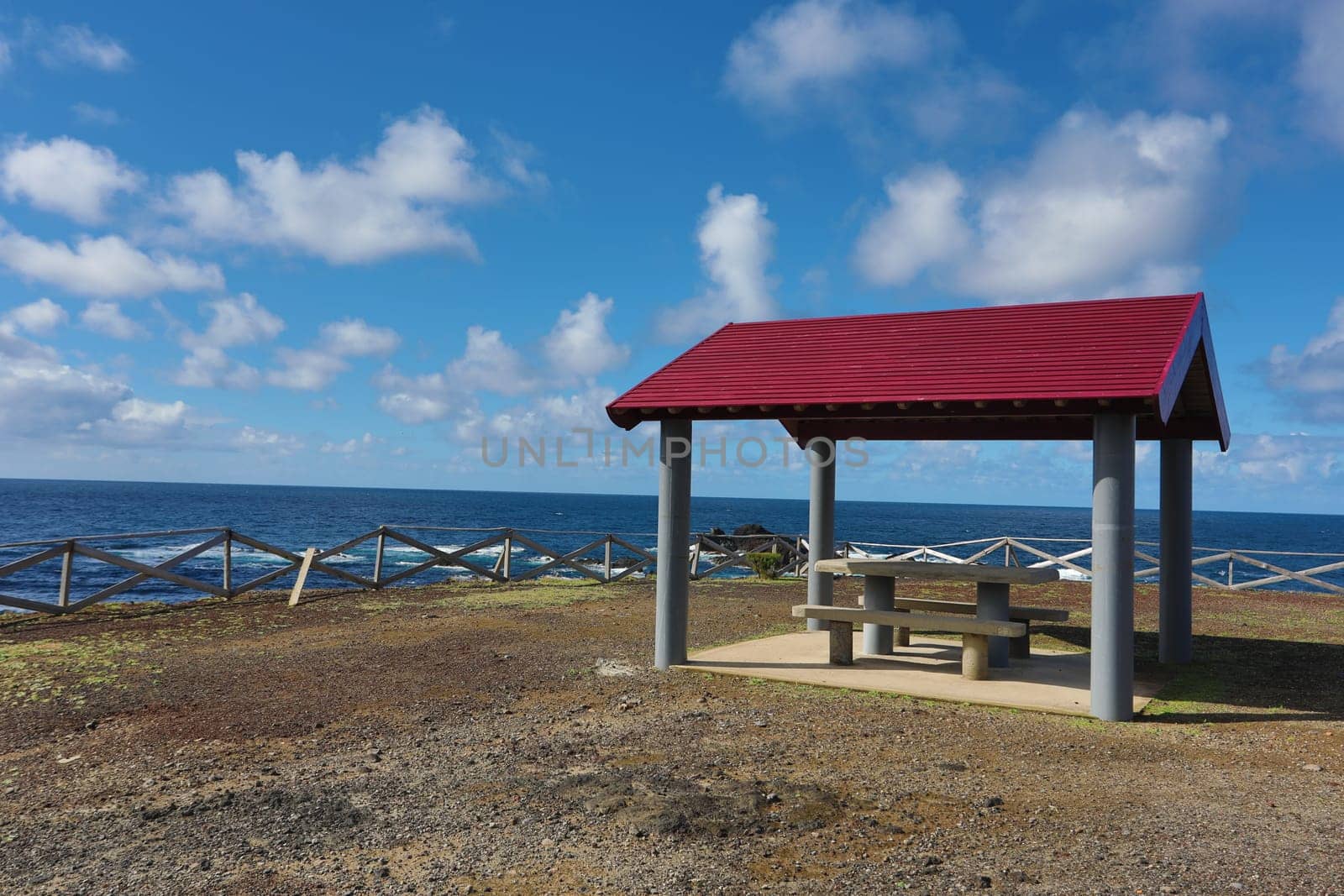 Azores (Portugal) coastline landscape of the island of Sao Miguel (Saint Michael)