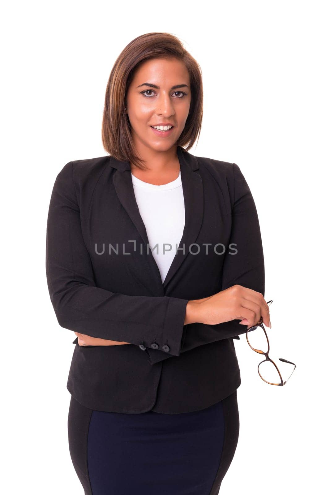 Beautiful young african woman posing isolated over white