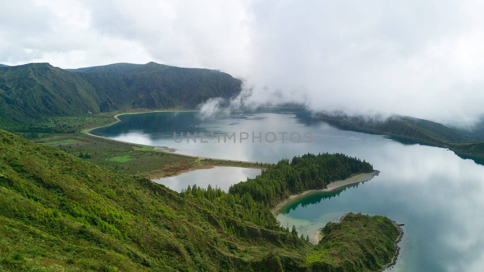Lagoa do Fogo (Lagoon of Fire) in the Island of St Michael (Sao Miguel) - Azores - Portugal