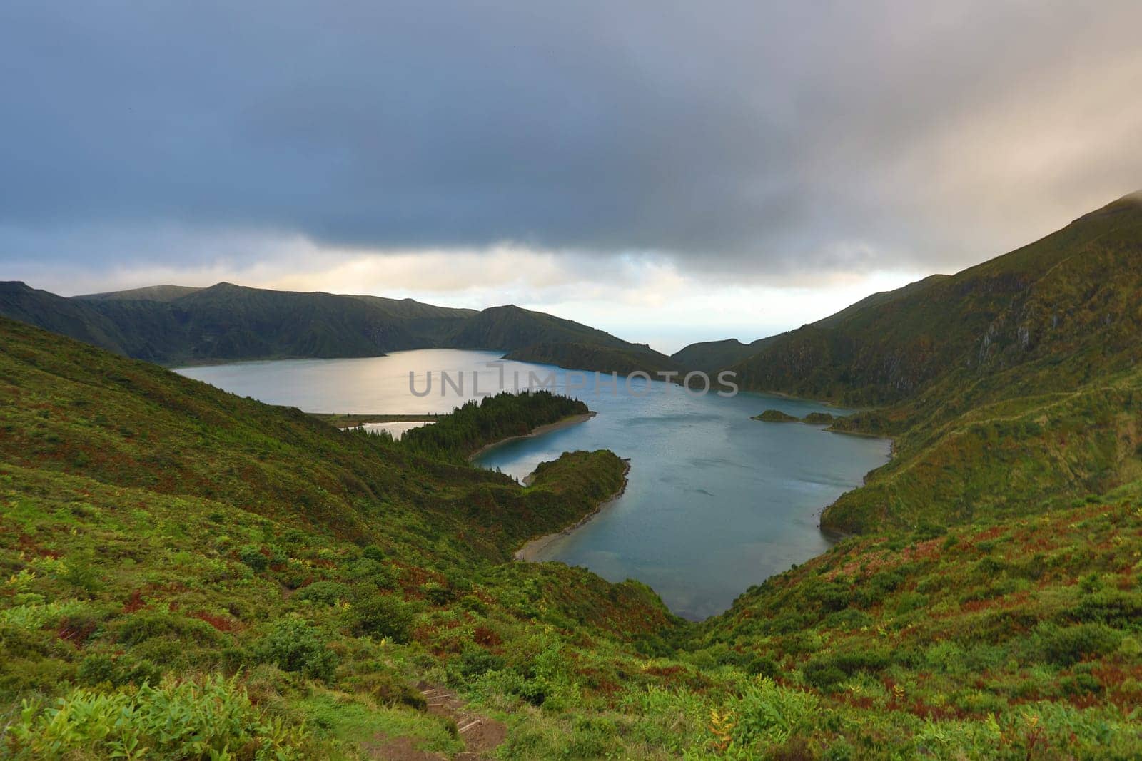 Lagoa do Fogo (Lagoon of Fire) in the Island of St Michael (Sao Miguel) - Azores - Portugal