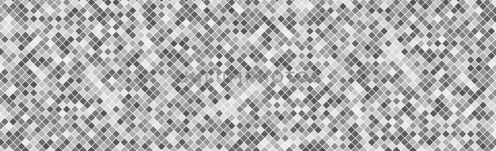 Abstract gray background from rhombuses of different colors - Vector illustration