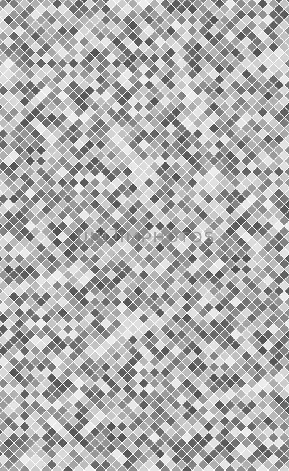 Abstract gray background from rhombuses of different colors - Vector illustration