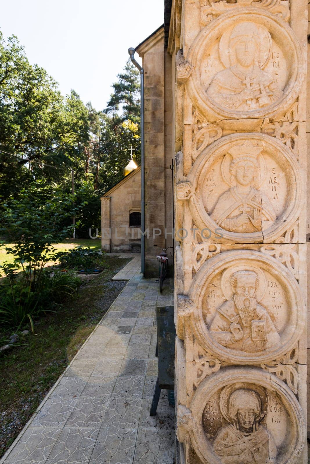 A little church in an Ukrainian forest