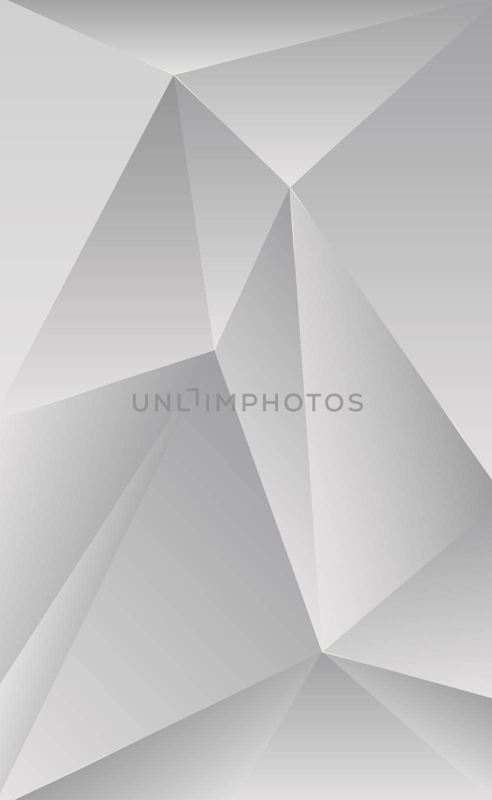 Abstract gray triangles background in different sizes - illustration